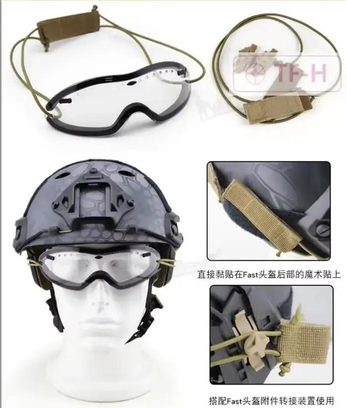 DulSmith-Accessoires GOcornle pour casque de chasse, ligne de rail rapide, accessoire de lunettes, partenaires