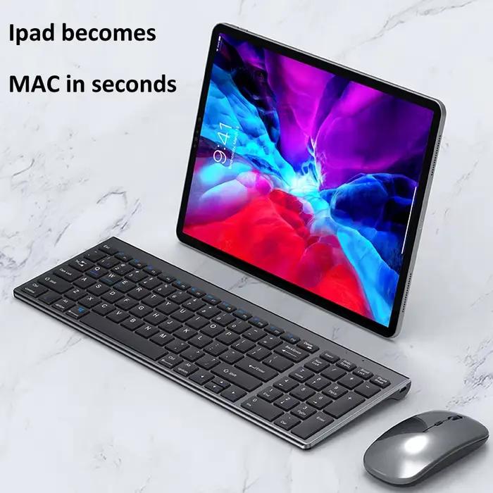 Bluetooth 5.0 2.4G clavier et souris sans fil Combo Mini