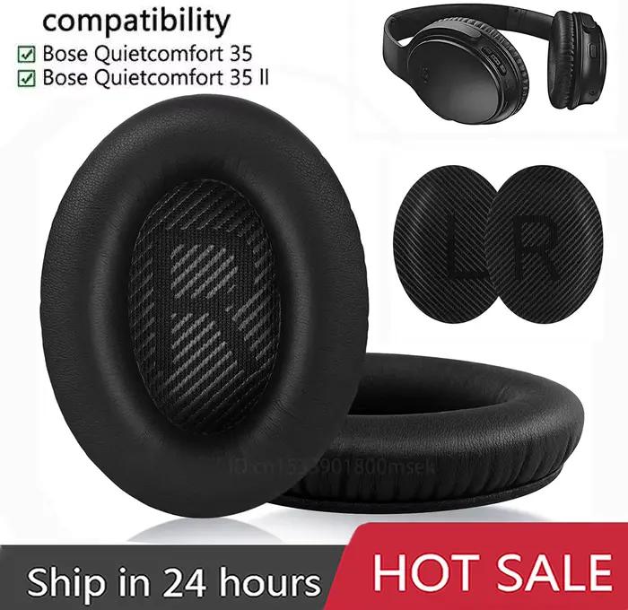 Coussinets d'oreille de remplacement pour casque BOSE QC35 QC45