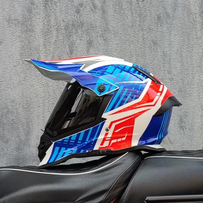 Nouveau casque de moto tout-terrain hommes et femmes casque de motocross intégral kask casque de descente motocross enfant capacete