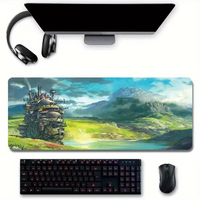 Tapis de souris de jeu Kawaii Studio – Grande base en caoutchouc antidérapante pour ordinateur