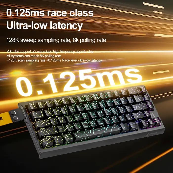 Clavier à interrupteur magnétique Attack Shark X68HE | Précision 0