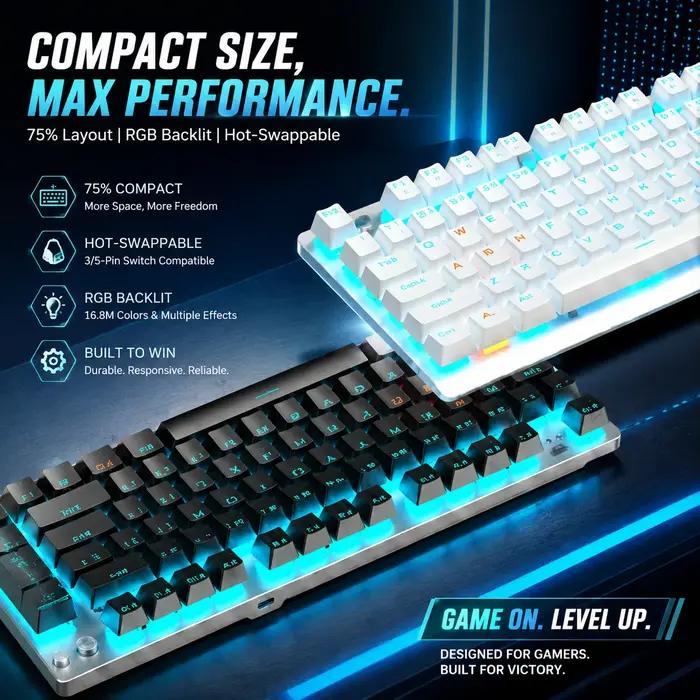 Clavier de jeu mécanique à 87 touches