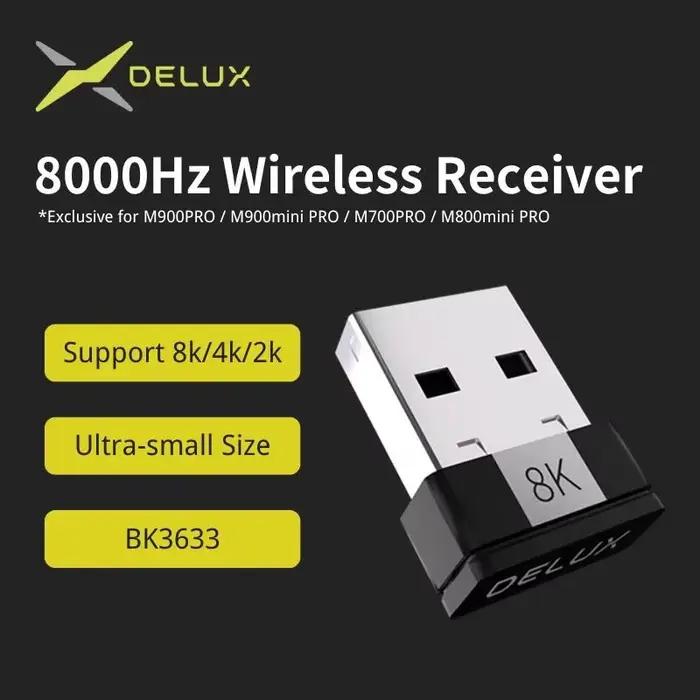 Récepteur sans fil Delux 8K