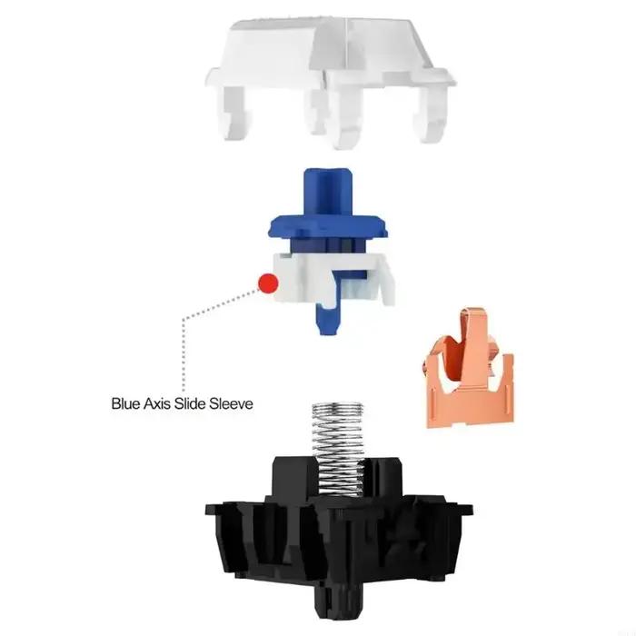 Commutateurs optiques SZSU OutEmu pour clavier mécanique SK61 / SK64 / X-BOW Nature Knight Axe Switch