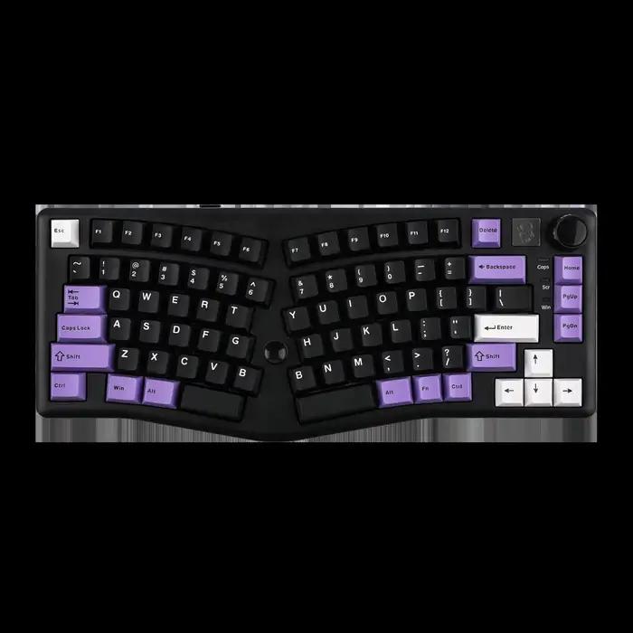 Clavier mécanique LEOBOG A75 Alice Layout joystick sans fil filaire interrupteurs noirs bleus couleurs argent noir blanc pour gamer créateur
