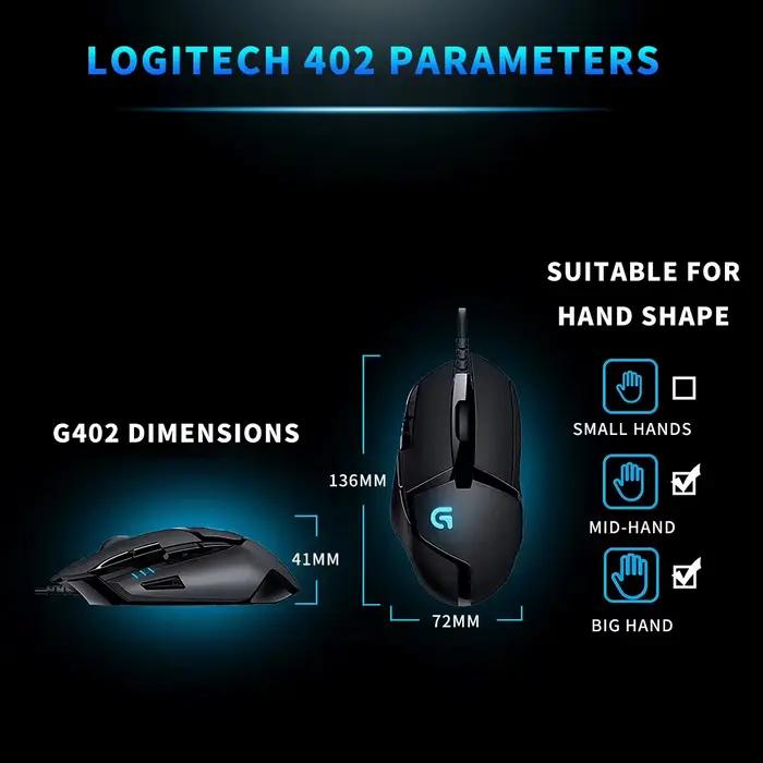 Souris filaire Logitech G402 pour droitier