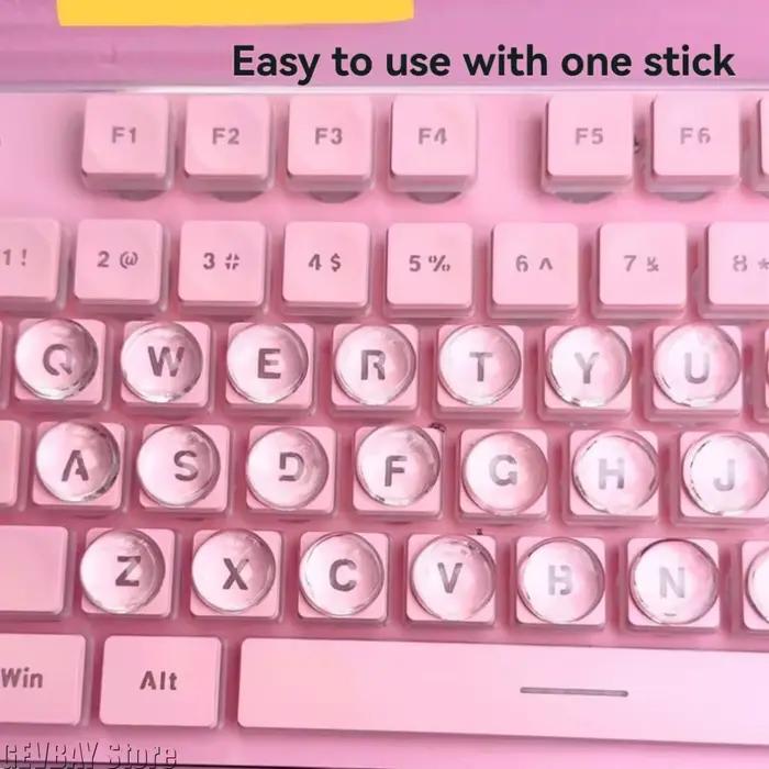 Autocollants de clavier adaptés aux ongles longs