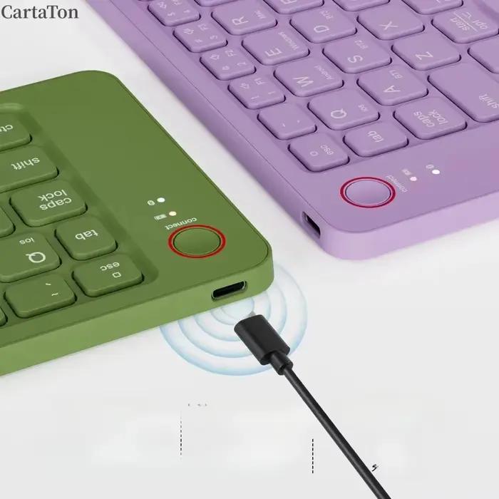 Clavier pliable Portable sans fil BT