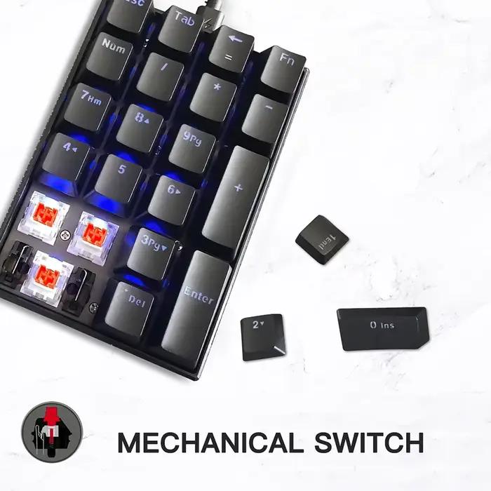 K23 clavier numérique 21 touches USB filaire pavé