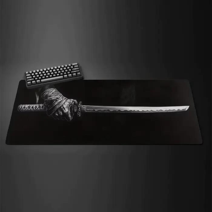 Samouraï épée tapis de souris grand