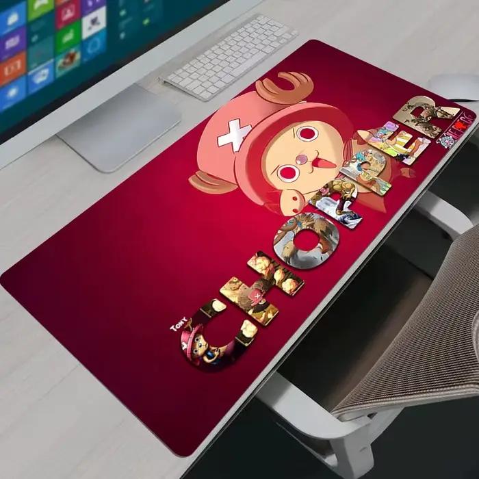 Une pièce Tony Tony Chopper tapis de souris de jeu Gamer ordinateur à domicile HD tapis de souris XXL tapis de clavier tapis de souris de bureau antidérapant