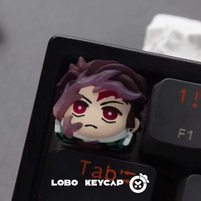 Clavier mécanique Demon Slayer : Keycaps créatifs