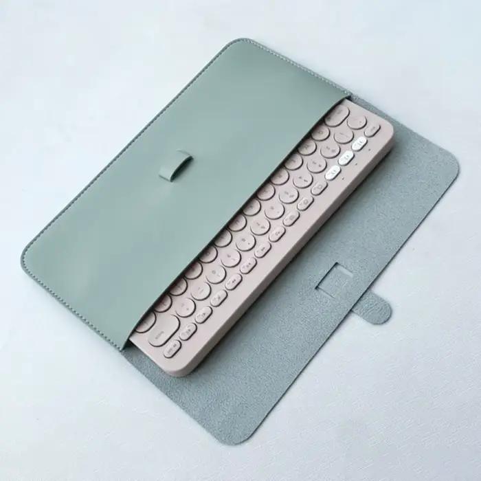 Sac de rangement en cuir PU pour Logitech K380