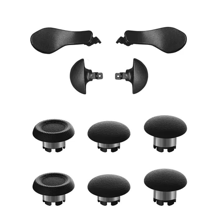 Joystick analogique 10 en 1 avec doigt en plastique et 4 boutons de déclenchement de poignée arrière en métal