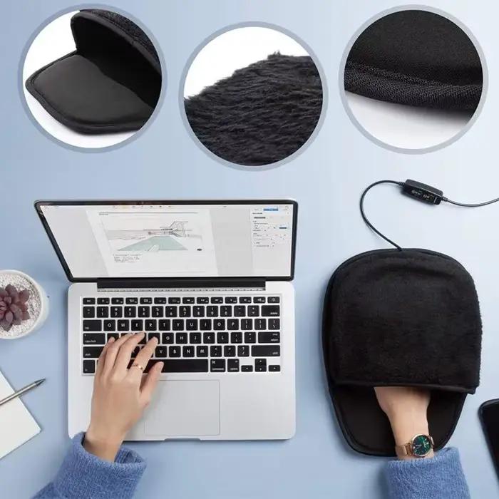Tapis de souris amovible chauffant USB