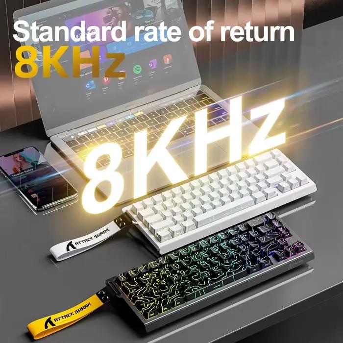 ATTACK SHARK X68HE 8K clavier mécanique