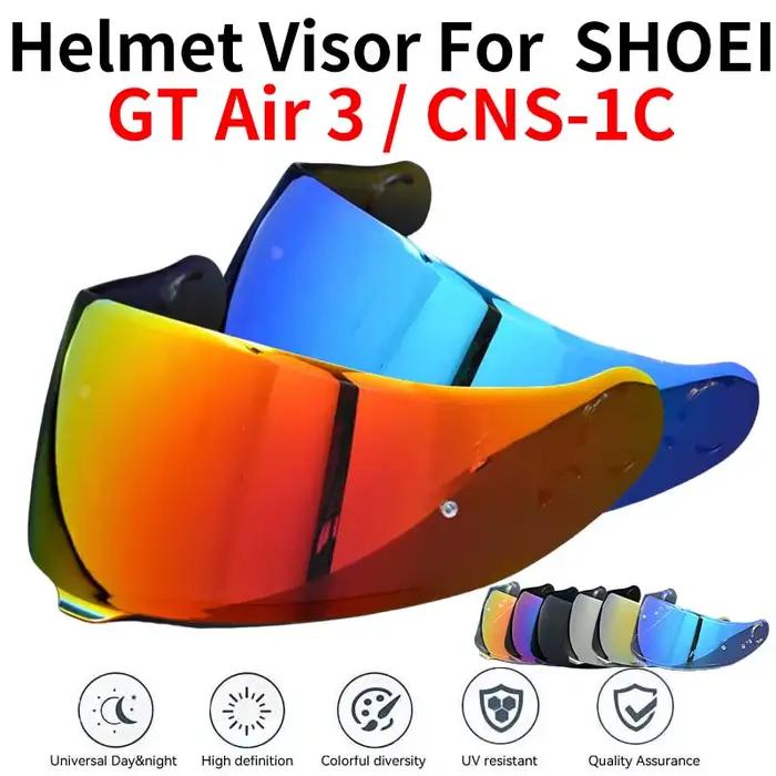 Bouclier de visière de casque gt air 3, pour SHOEI CNS-1C CNS 1C GT-Air3 GT Air 3, lentille de casque de moto, viseur en verre, accessoires de miroir
