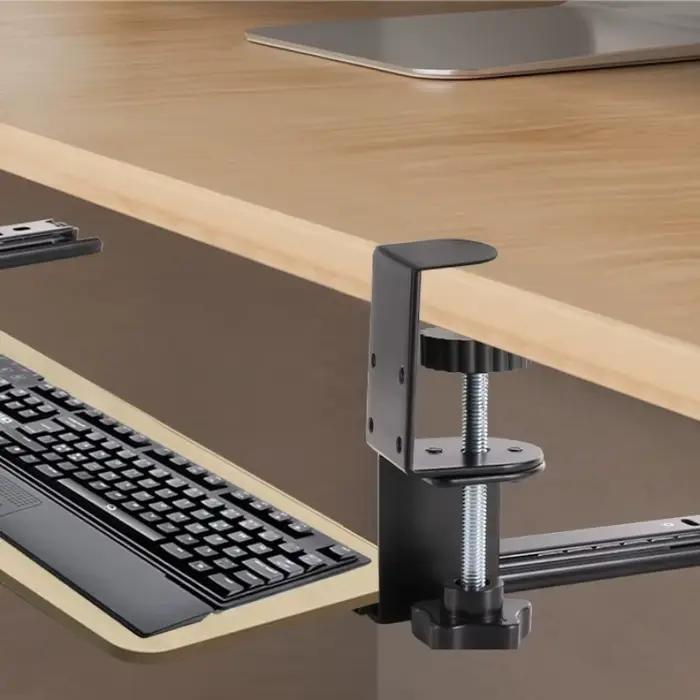 Support de clavier coulissant multifonction sans perçage