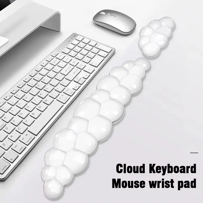 Tapis de souris nuage, repose-poignet pour clavier