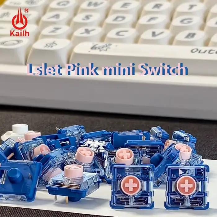 Interrupteur Kailh Pink Silent Island MINI à profil bas