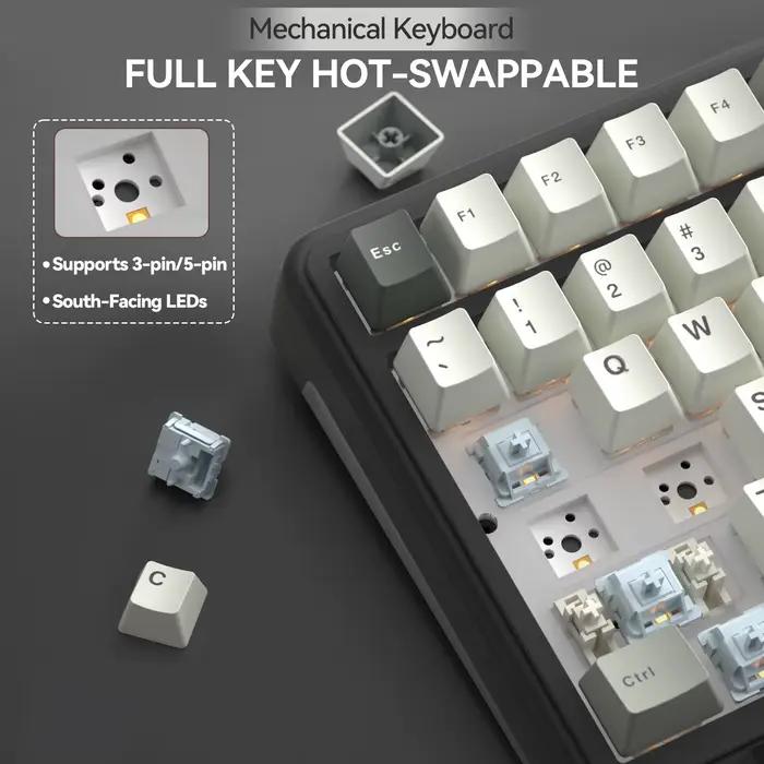 Clavier mécanique SOLAKAKA A99 Pro avec écran LCD