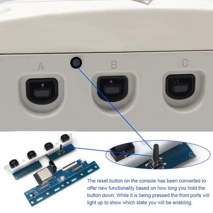 Adaptateur interne pour contrôleur sans fil Bluetooth SEGA DC iBlueControlMod pour console