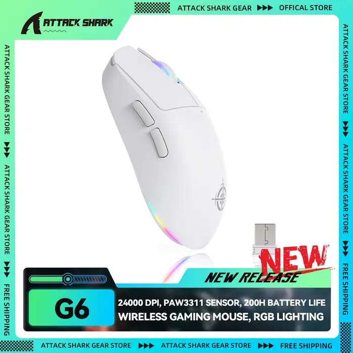 ATTACK SHARK x MAGIC-REFINER G6 Souris Gaming Sans Fil