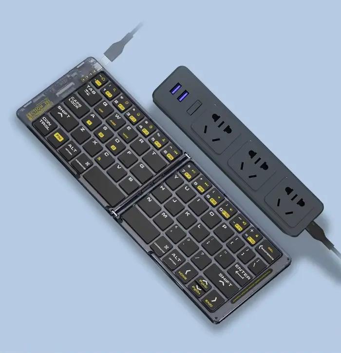 Clavier de bureau pliable