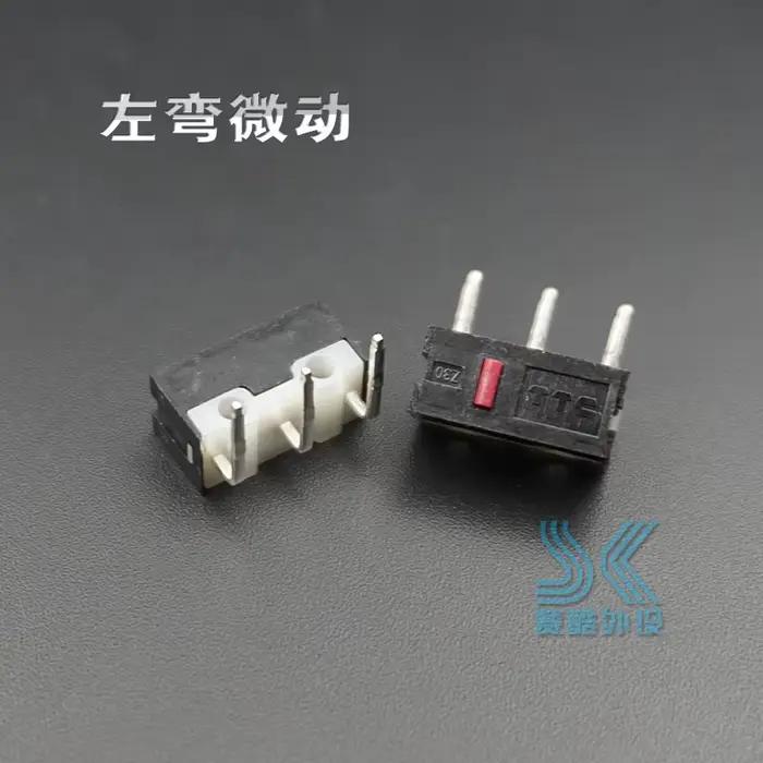 Micro interrupteur de souris gauche et droite incurvé