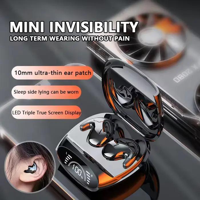 Sommeil Invisible casque suppression du bruit casques sans fil étanche sport stéréo avec micro Bluetooth Earohone