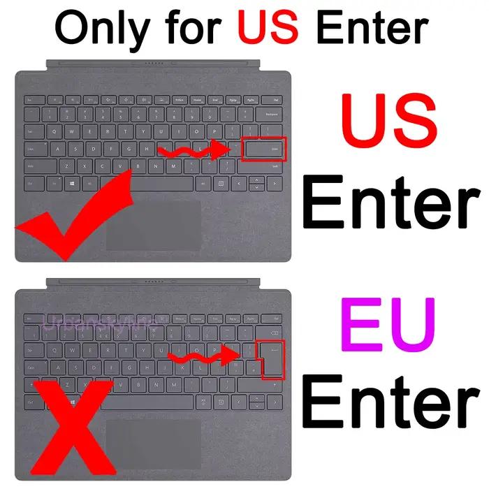 Housse de clavier pour Surface Pro 11 12 13 9 8 7 6 5 4 3 2X7 + Plus 10 pour Microsoft Book GO RT