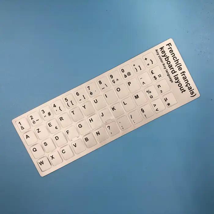 Autocollants pour clavier français