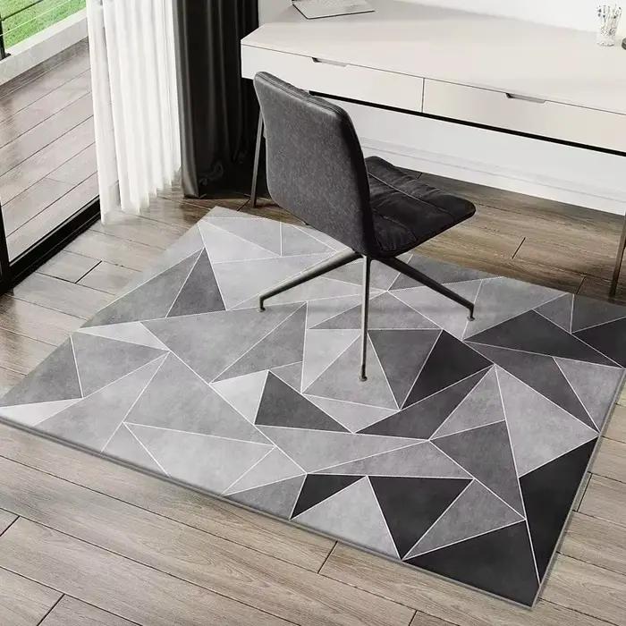 VIKAMA – tapis en velours cristal le plus vendu, tapis de Protection pour chaise d'ordinateur d'étude à domicile, tapis Durable haut de gamme, décoration d'intérieur en gros