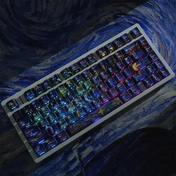 Jeu capuchons touches en PBT