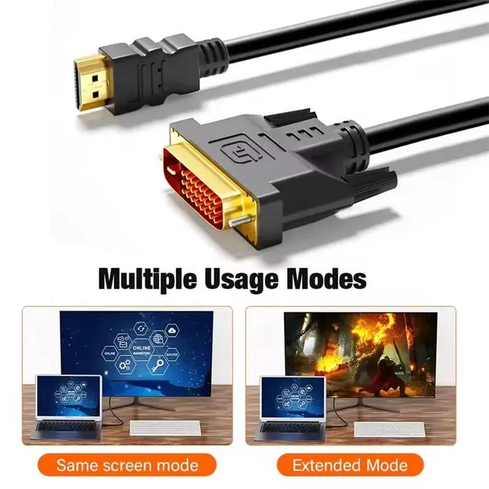 Câble convertisseur HDMI vers DVI 1080P