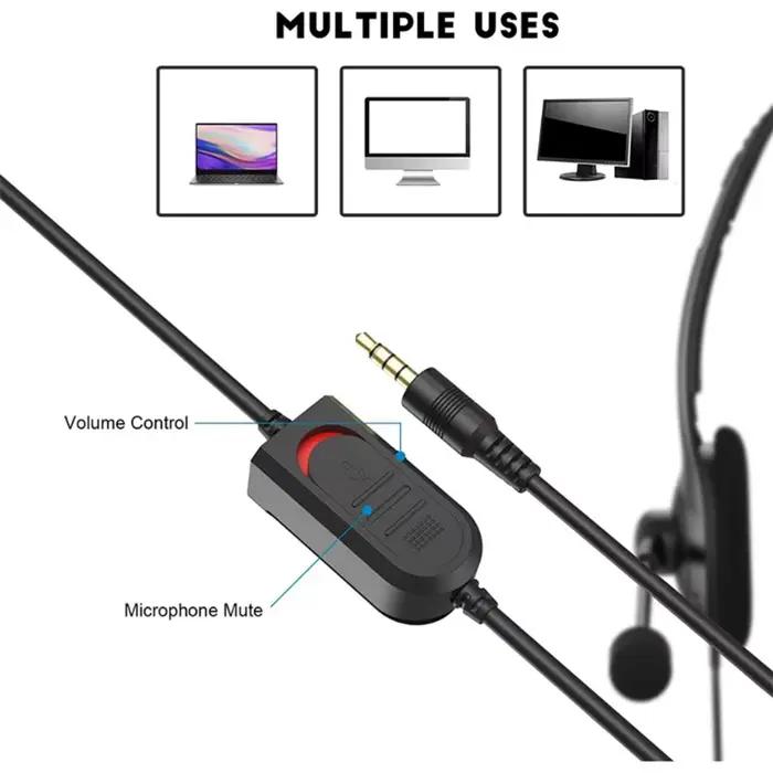Casque USB avec microphone