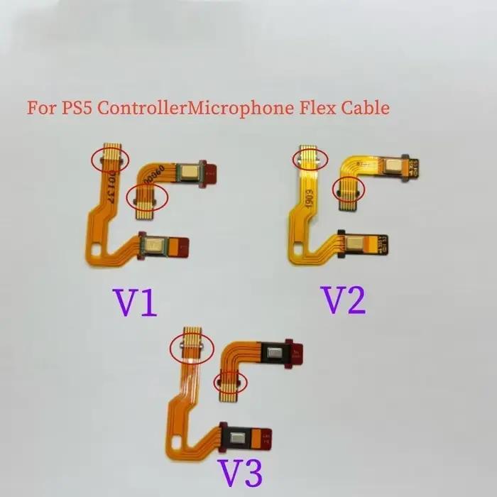 1 ensemble pour PS5 V1 V2 V3 contrôleur sans fil Microphone câble flexible pour PS5 DualSense câbles ruban