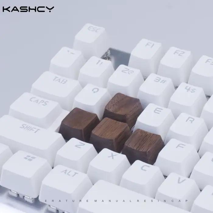 Capuchons de touches en bois Kashcy pour clavier mécanique