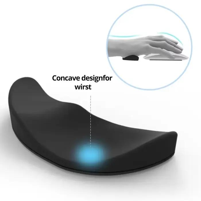 Repose-poignets ergonomique coulissant en gel de silicone souple et léger