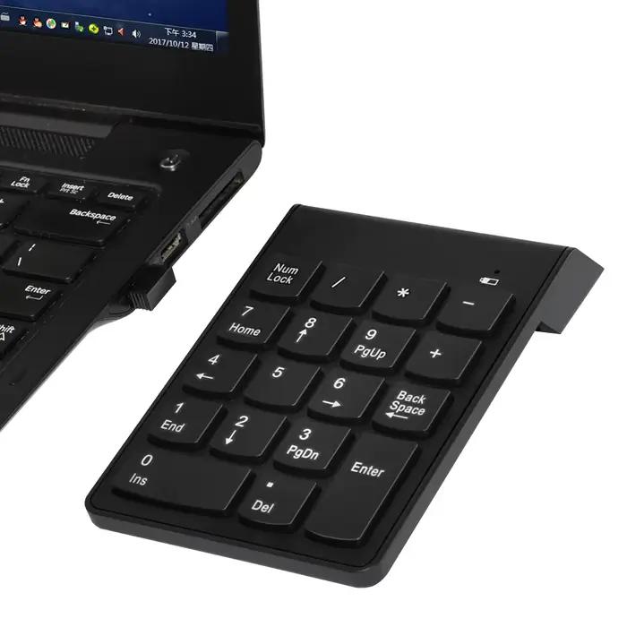 Nouveau mini clavier numérique sans fil USB 2.4G à 18 touches/clavier