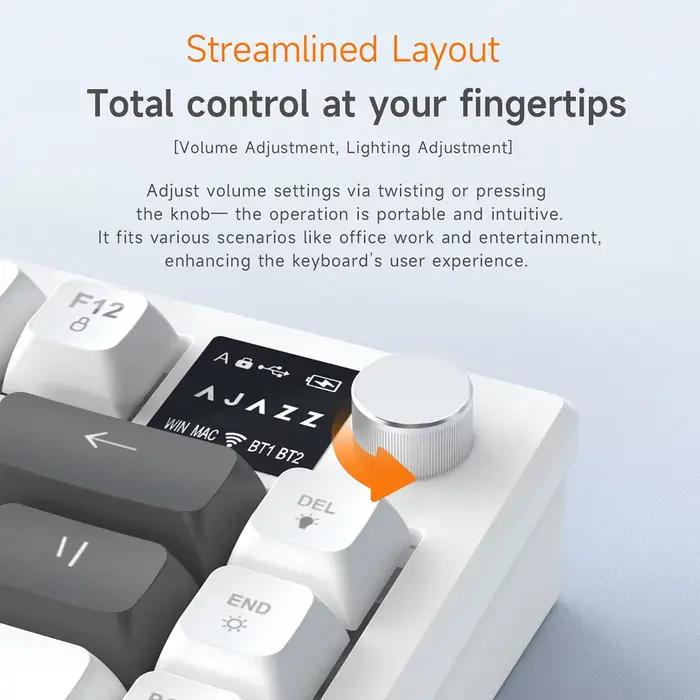 AJAZZ AF82 clavier de bureau à profil bas