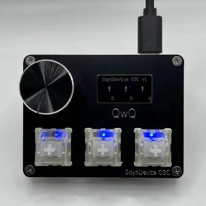 Gateron KS-20 commutateurs blancs SayoDevice OSU O3C