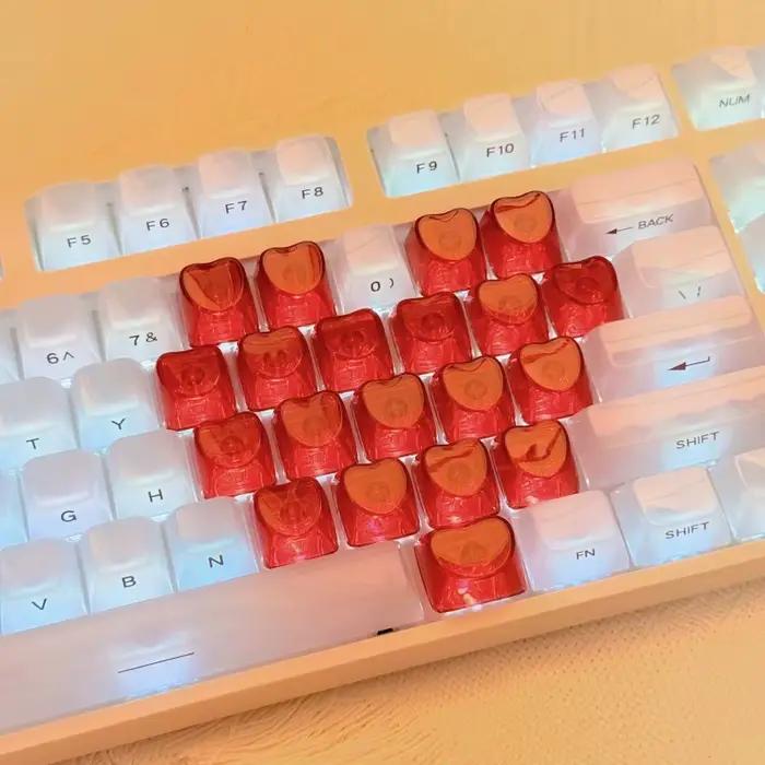 Nouveaux keycaps en forme de cœur 2027