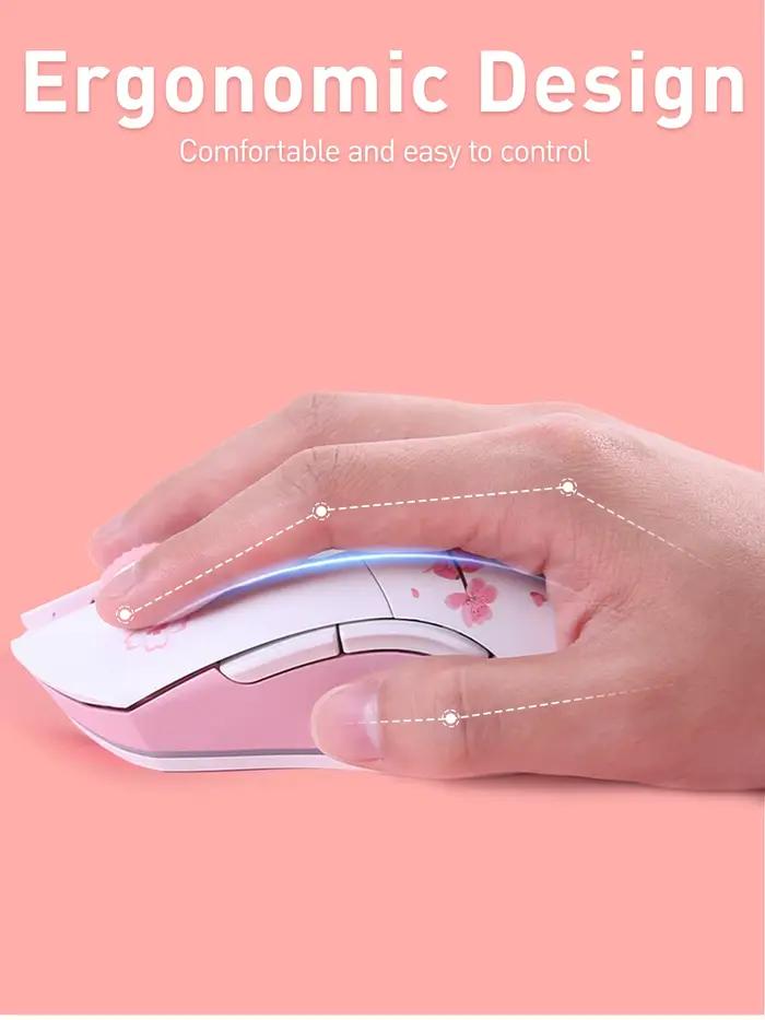 Souris de jeu filaire sans fil RVB 2.4G