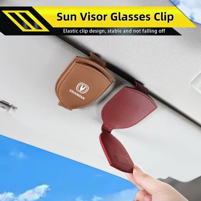 Porte-billet de carte à Clip pour lunettes de soleil de voiture