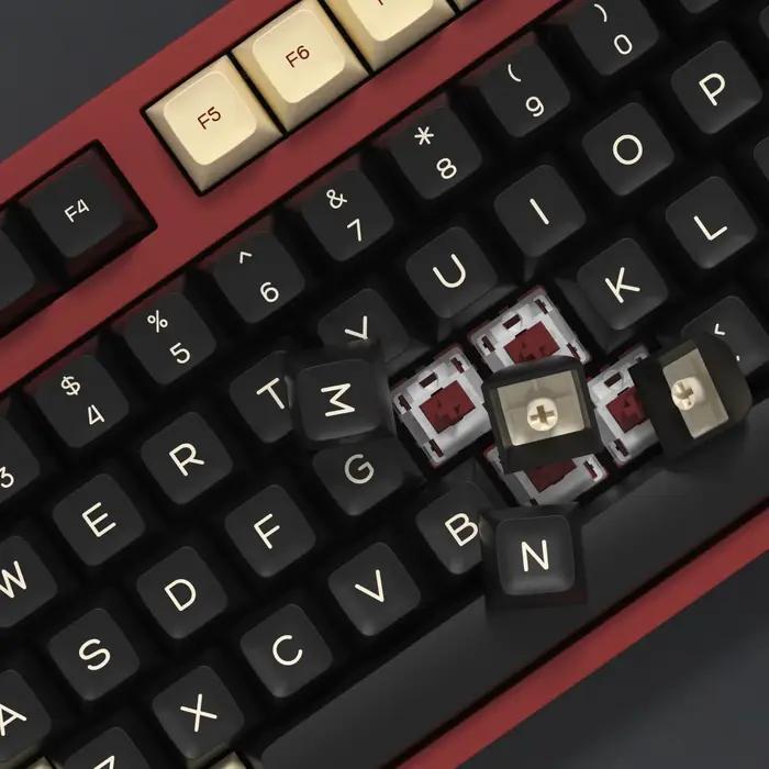KBDiy 161 touches/ensemble SA profil Rome Keycaps Gamer Double Shot ISO PBT Keycap pour clavier mécanique bricolage personnalisé pour commutateurs MX