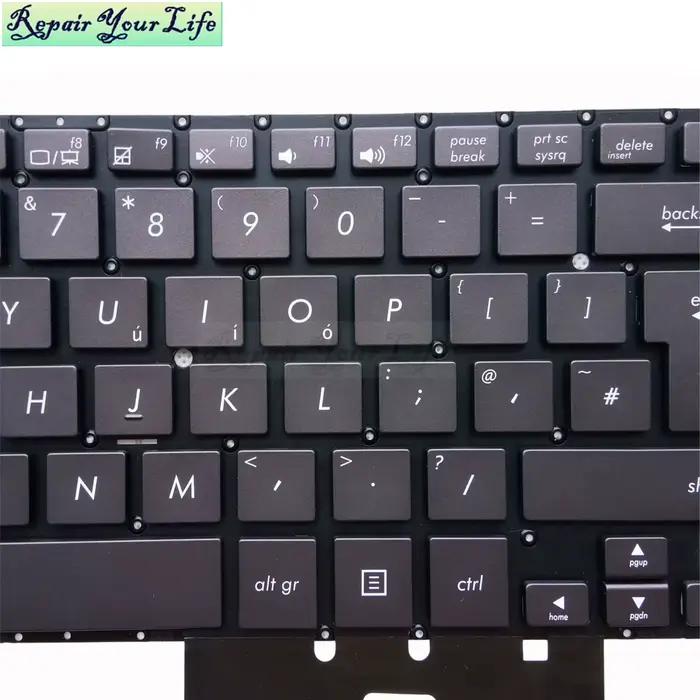 Clavier d'ordinateur portable avec rétroéclairage américain et anglais