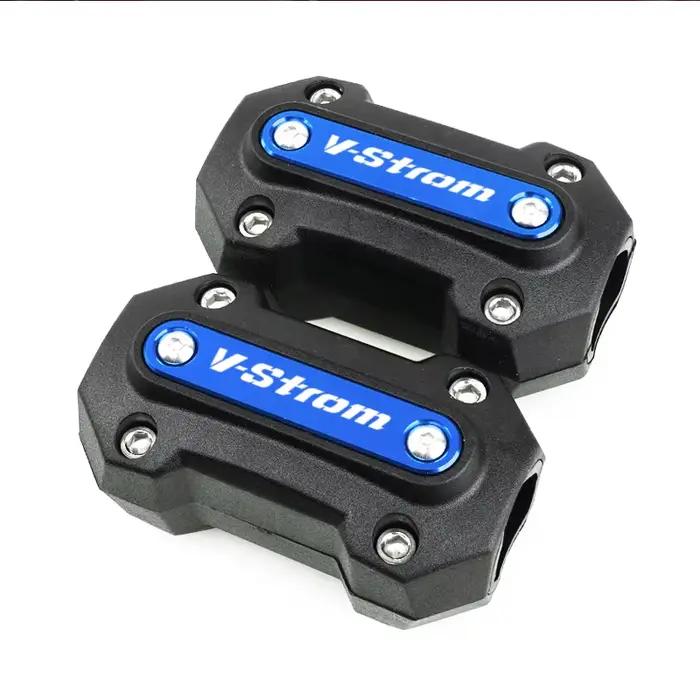 NOUVEAU 2026 – Barre de protection moteur (crash bar) pour moto Suzuki V-Strom 650, 1000, 250, 1050 XT, DL1000, DL650, DL250 – Logo V-Strom