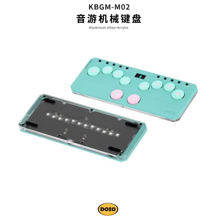 DOIO KBGM-M02 Mini clavier mécanique à interrupteur court en alliage d'aluminium